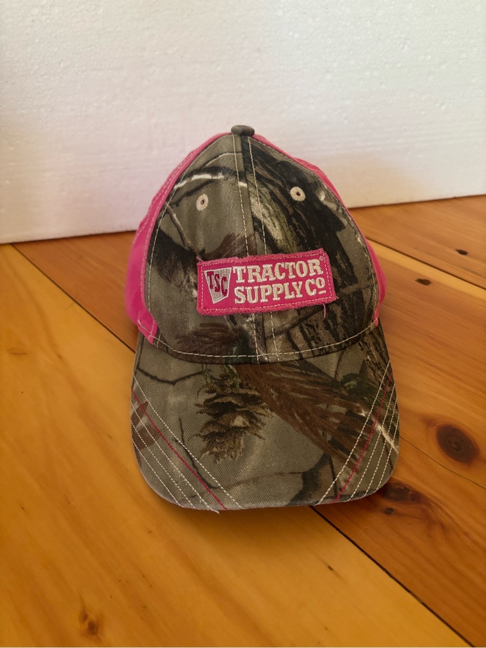 Tractor Supply Co Pink Camo Adjustable Hat Youth OSFA